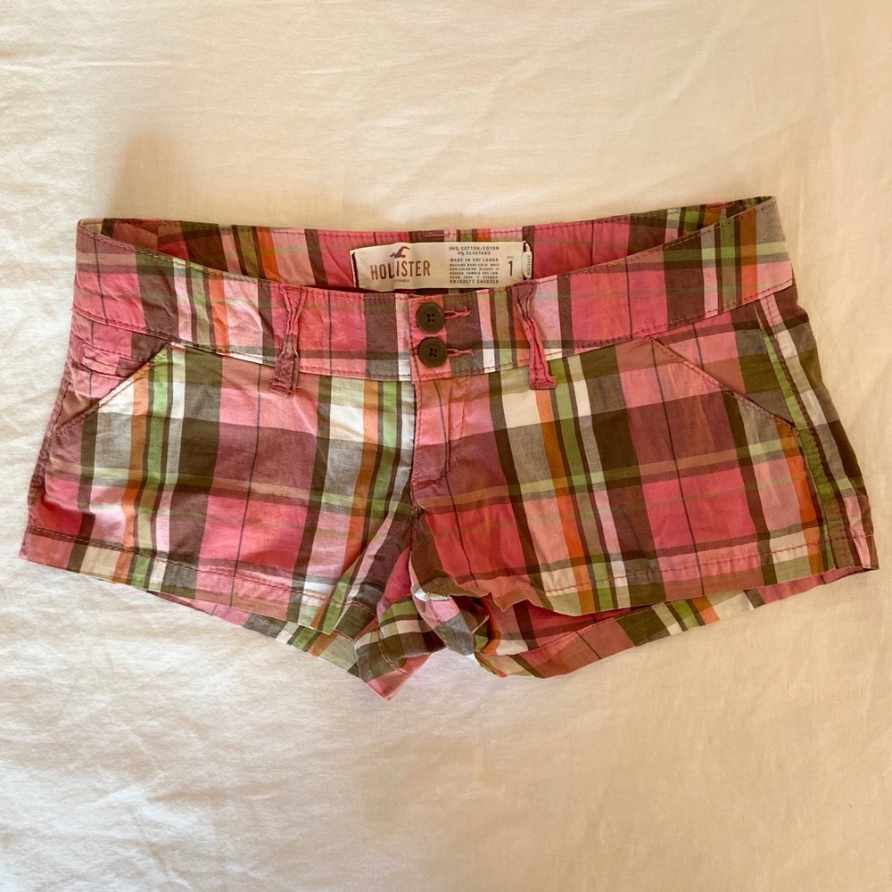Hollister Plaid Shorts